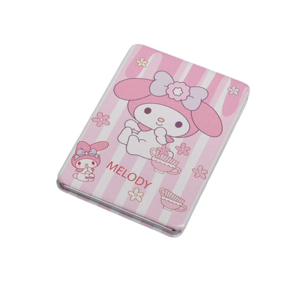ESPEJO CUADRADO PLASTICO ROSADO LILA AZUL DIM:6X8