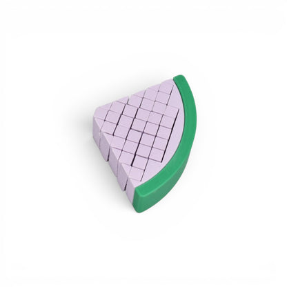 JUGUETE DIDACTICO FORMA SANDIA PLASTICO DIM:10X7CM