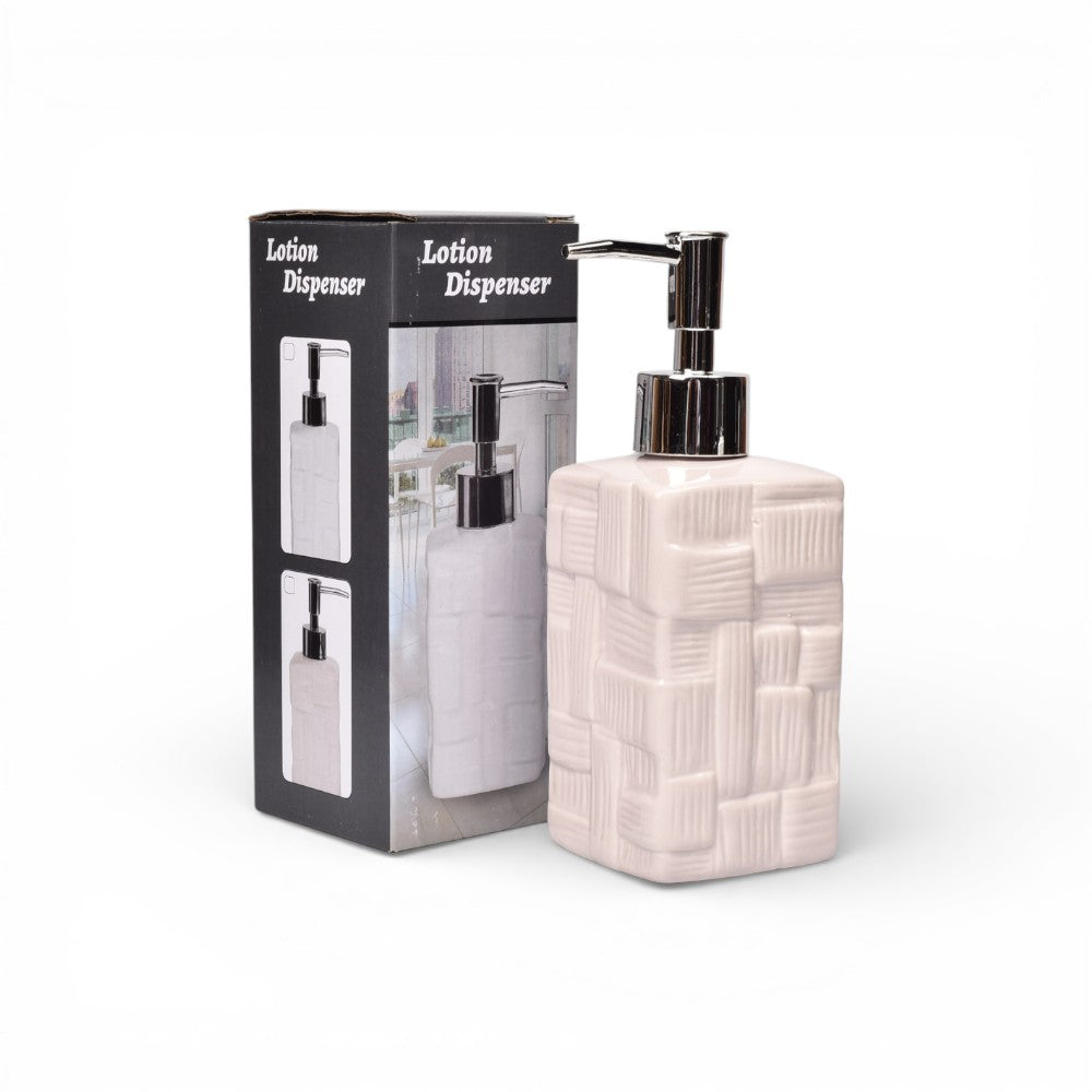dispensador de jabon liquido ceramica dim:18x6x6