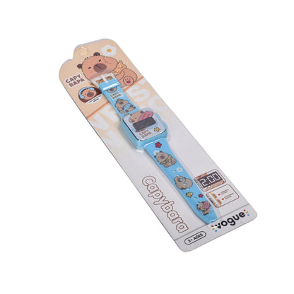 RELOJ JUGUETE NIÑOS PLASTICO CAPYBARA DIM:27X7X2