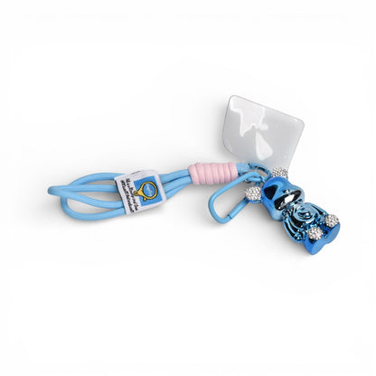 LLAVERO CELULAR PLASTICO METAL DIM:6X3