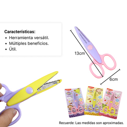 TIJERAS ZIGZAG  DIM:9*17.5CM
