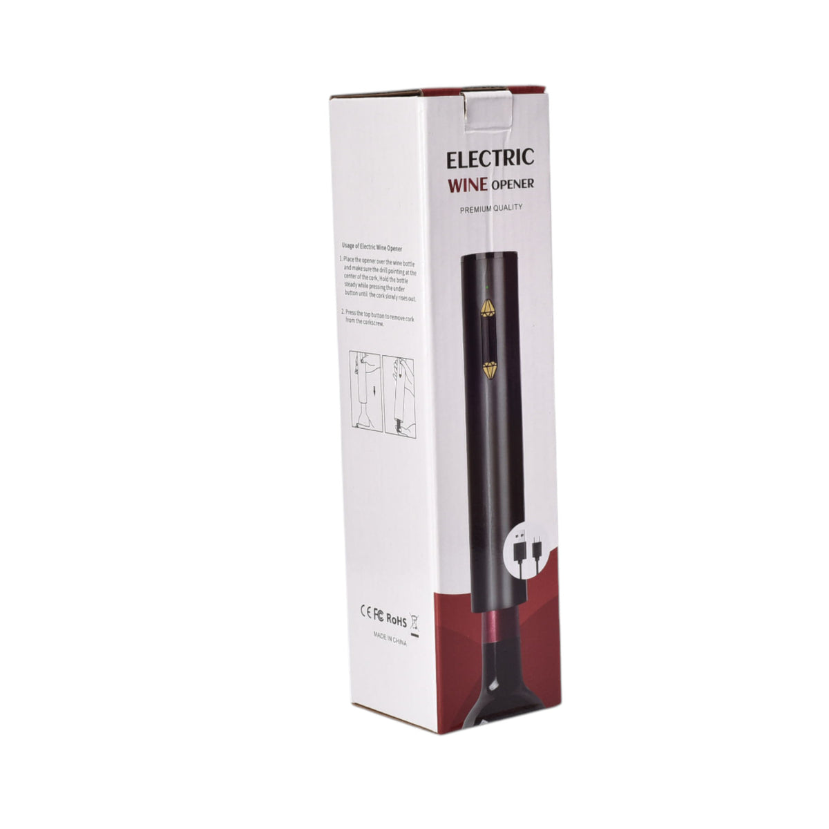 sacacorcho electrico para vino dim:23x5