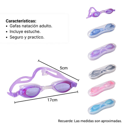 GAFA DE NATACION PARA ADULTO DIM:17X5X4