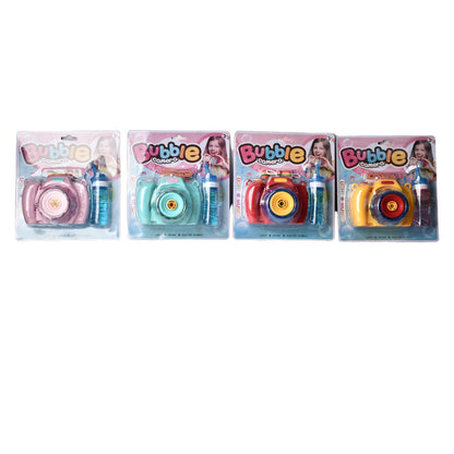 JUGUETE CAMARA DE BURBUJAS PLASTICO