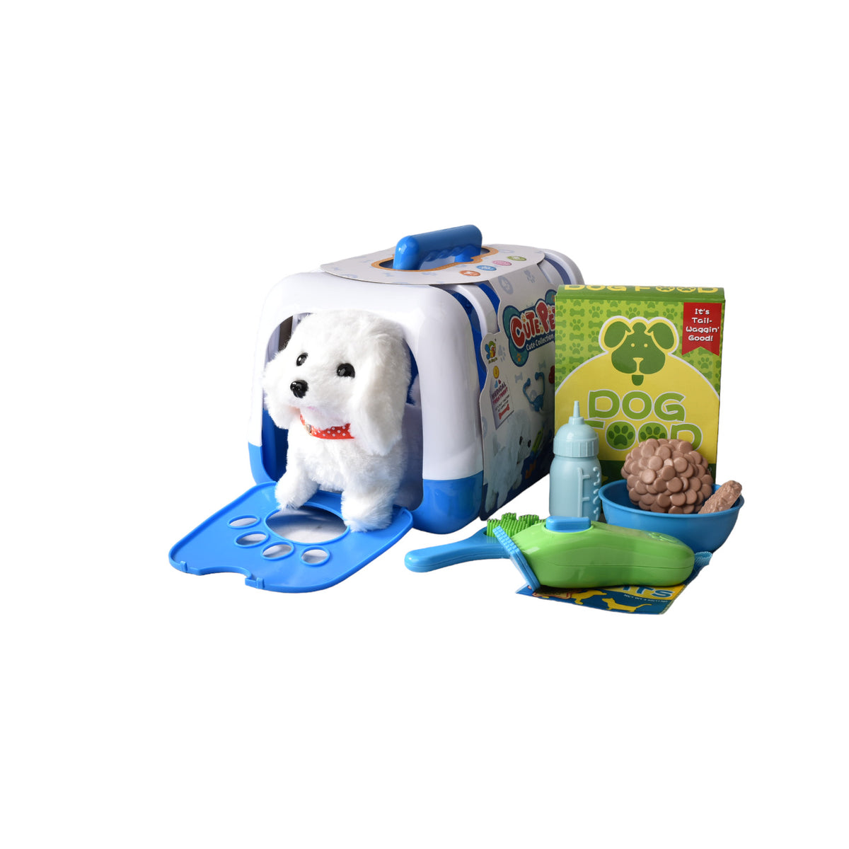 juguete set doctor veterinario azul con accesorios