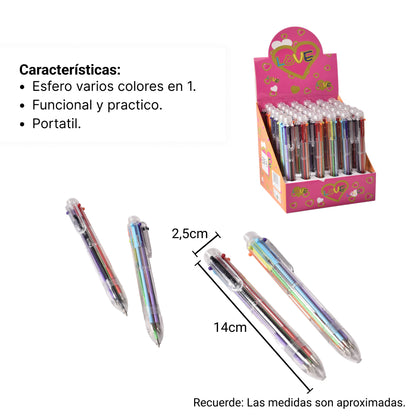 ESFERO DE MINAS COLORES DIM:13X2X2