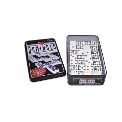 DOMINO CON ESTUCHE EN METAL DIM:19x12