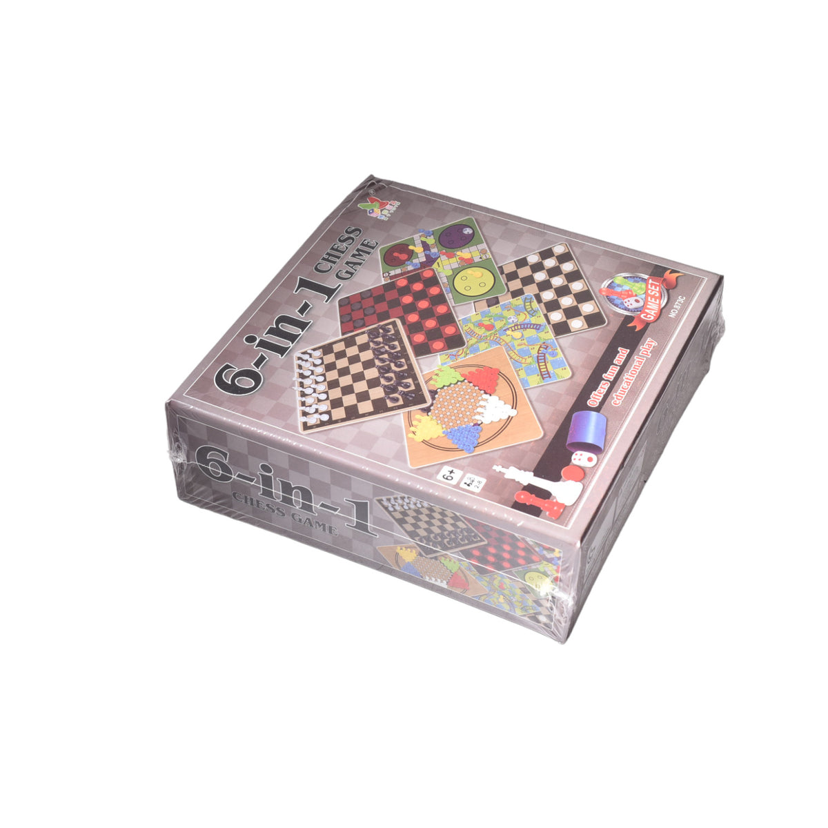juego de mesa 6 en 1 dim: 16x16x5
