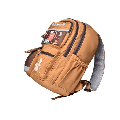 MORRAL MALETA POLIESTER CAFE DIM:41X31X12