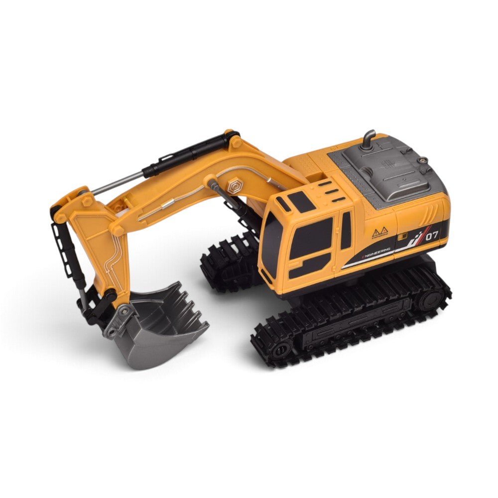 excavadora de construccion control remoto dim:  16*22*9.5cm