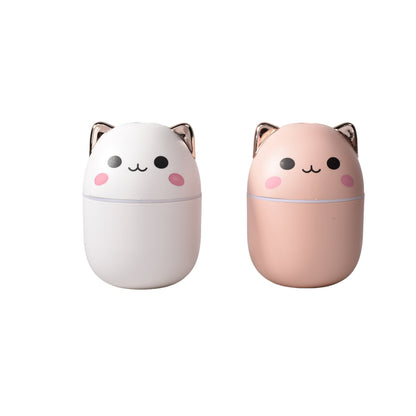 HUMIDIFICADOR FORMA GATO RECARGABLE CON CABLE USB PLASTICO