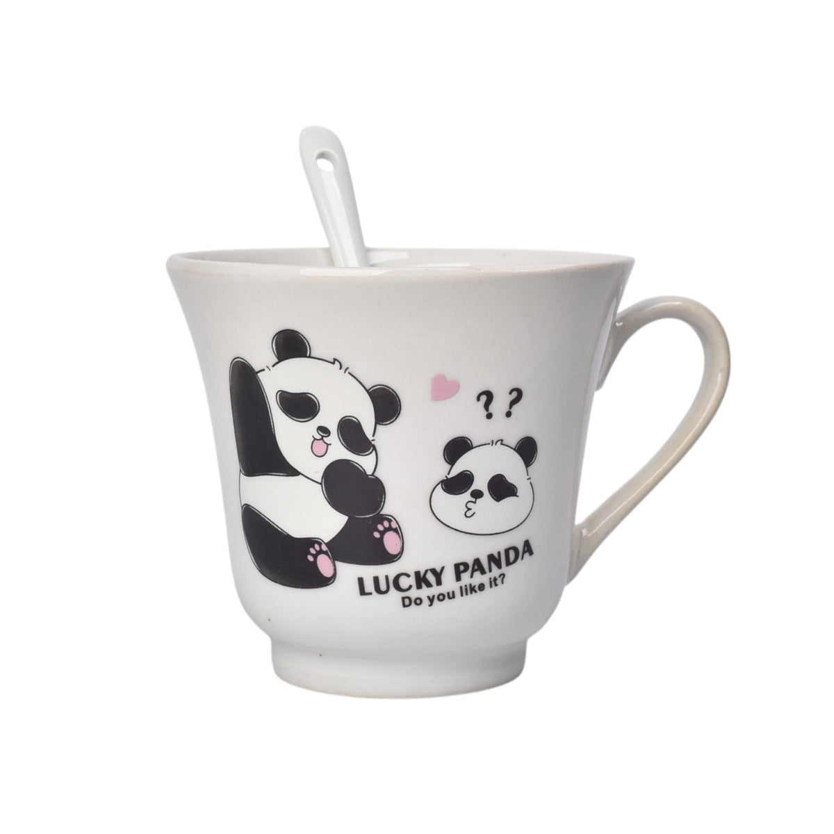 mug pocillo en ceramica con cuchara oso 250ml dim:8x9