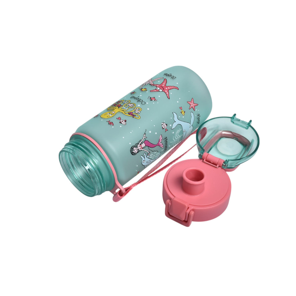 botella de agua 550ml plastica dim:7x7x19