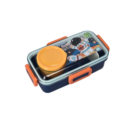 PORTACOMIDA PLASTICO NIÑO NIÑA 500ML DIM:17X9X5