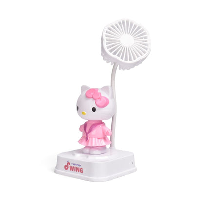 VENTILADOR PLASTICO CON CABLE USB PRJ DIM: 18.7X11.5CM
