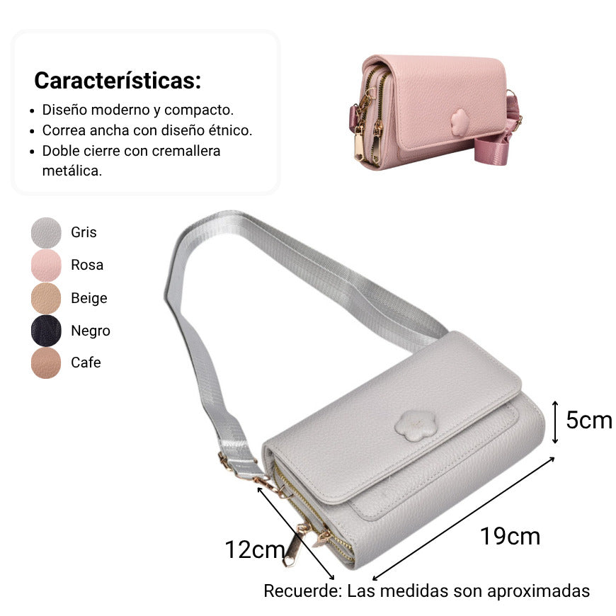 bolso mujer ligero diferentes colores dim:19x12x5
