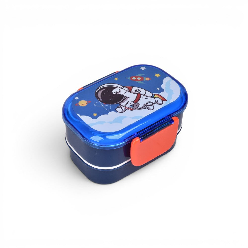 portacomida con cubiertos y division plastico diferentes diseños 350ml