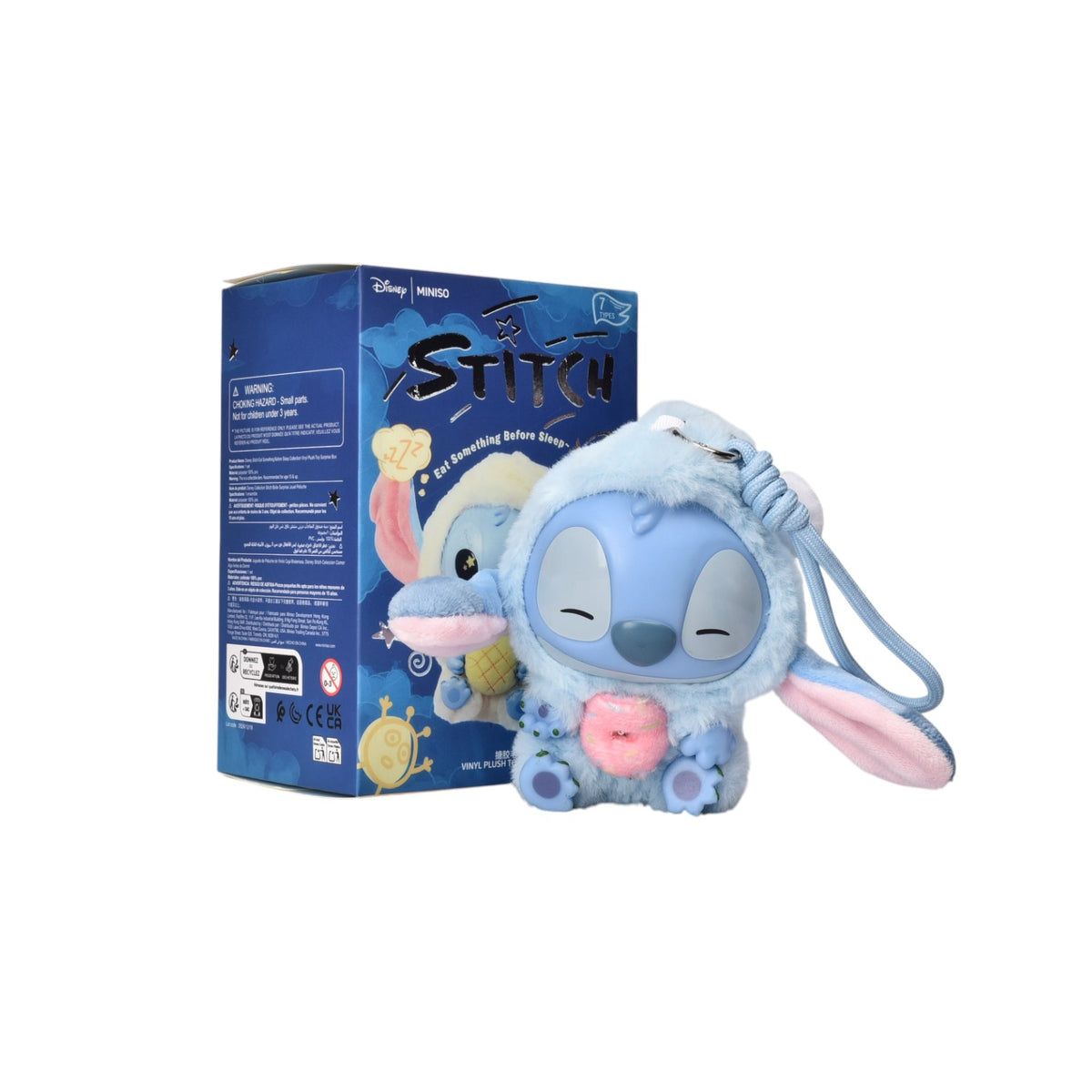 llavero sorpresa poliester personaje stitch dim:15x9x7