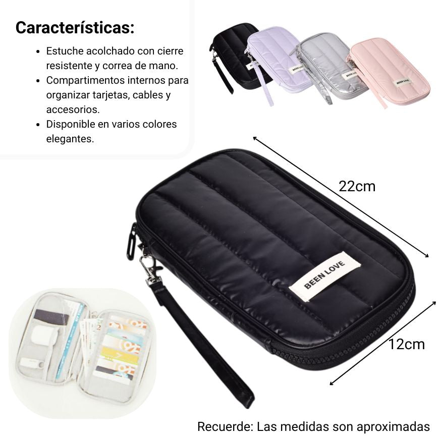 organizador de documentos poliester organizador dim:22x12x3