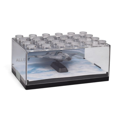 AVION DE COMBATE COLECCIONABLE METALICO DIM: 13.5*13.5*6.5cm