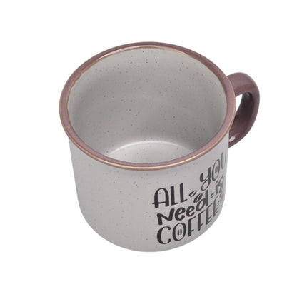 MUG POCILLO EN CERAMICA 330ML DIM:8x9CM