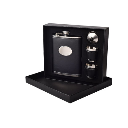 WHISKERA LICORERA NEGRO ACERO INOXIDABLE CON ACCESORIOS