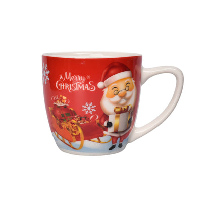 POCILLO NAVIDAD CERAMICA CON CAJA 210ML DIM:7X7X7