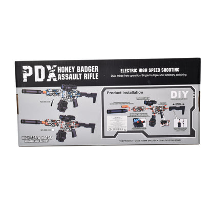 PISTOLA DE HIDROGEL Y DARDOS DIM:46X7X21