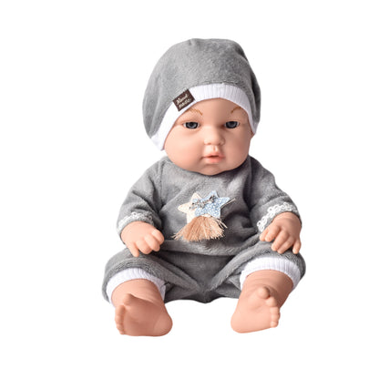 JUGUETE BEBE MUÑECA DE CAUCHO REALISTA CON ACCESORIOS