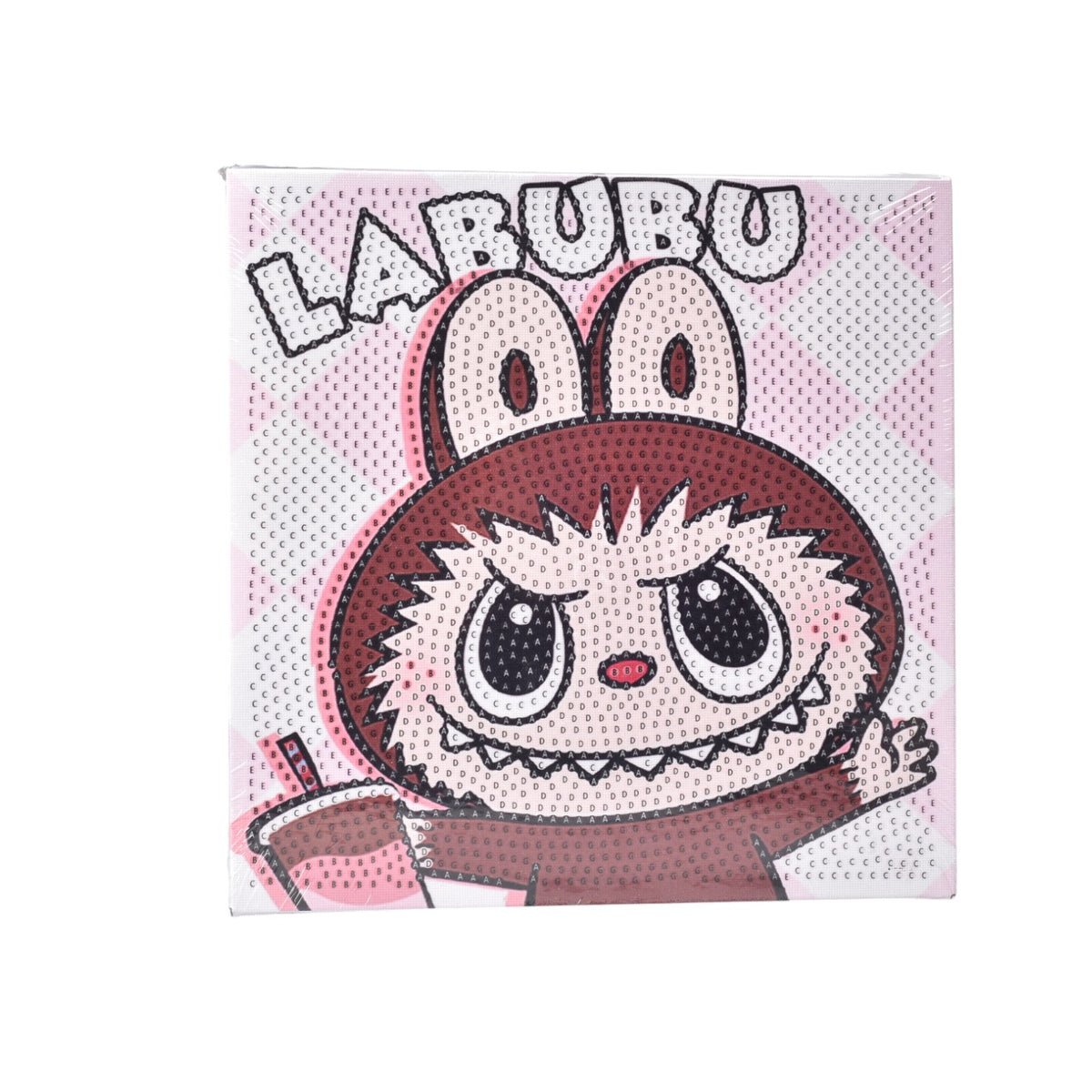 cuadro juguete de piedras didactico niños personaje labubu