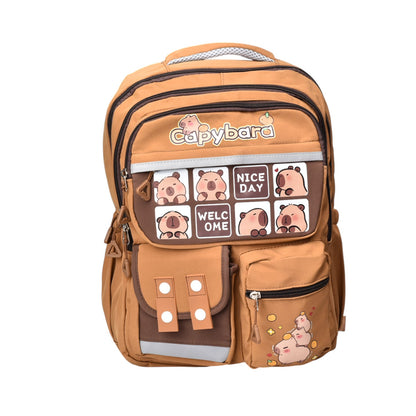 MORRAL MALETA POLIESTER CAFE DIM:41X31X12