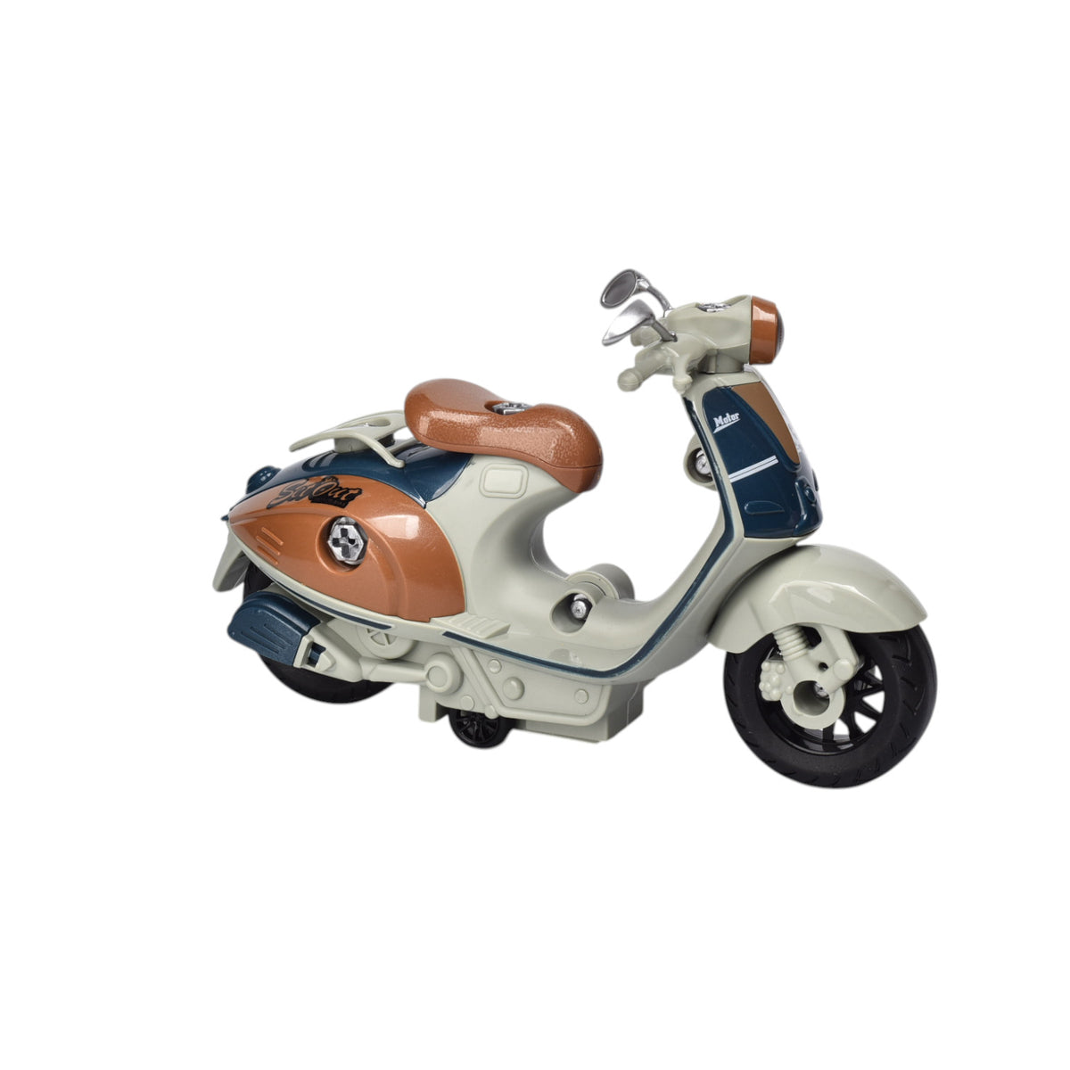 juguete moto armable con accesorios para niños dim:17x20x8