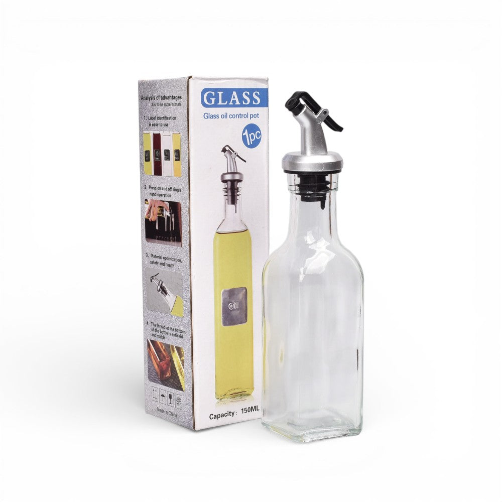botella  atomizador aceite spray plastico vidrio dim:6x6x19