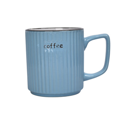 MUG POCILLO CERAMICA DIFERENTES COLORES 300ML DIM:8X8X9