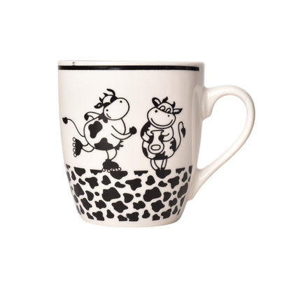 MUG POCILLO CERAMICA DISEÑO DE VACAS 200ML DIM:7X7X8