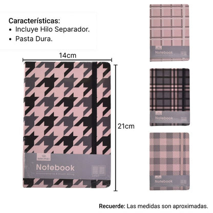 CUADERNO AGENDA PLANEADOR NOTEBOOK  DIM:14x21CM