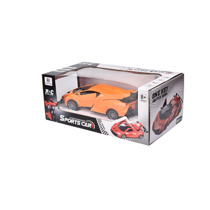 JUGUETE CARRO CON CONTROL REMOTO PLASTICO DIM:30X16X12