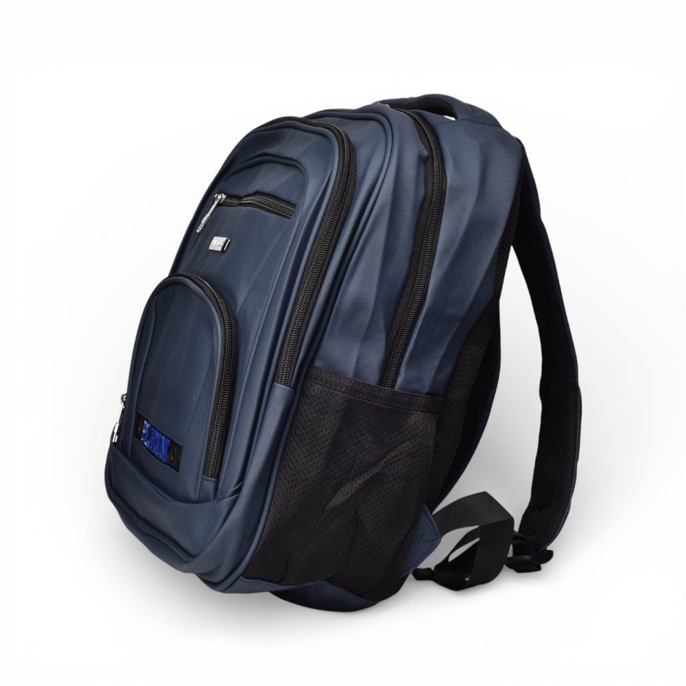 maleta morral color negro sintetico dim:39x28x1