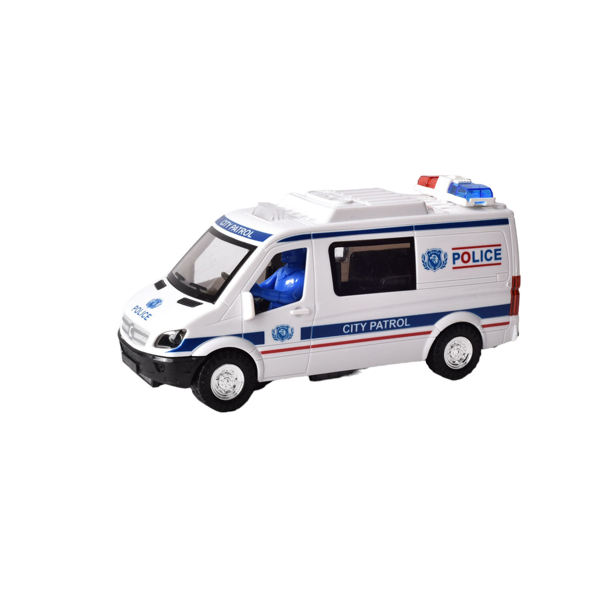 carro para niños policia  con luces sonido y movimiento