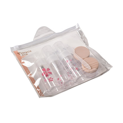 KIT 5 ENVASES RECARGABLES VIAJERO PLASTICO 35ML