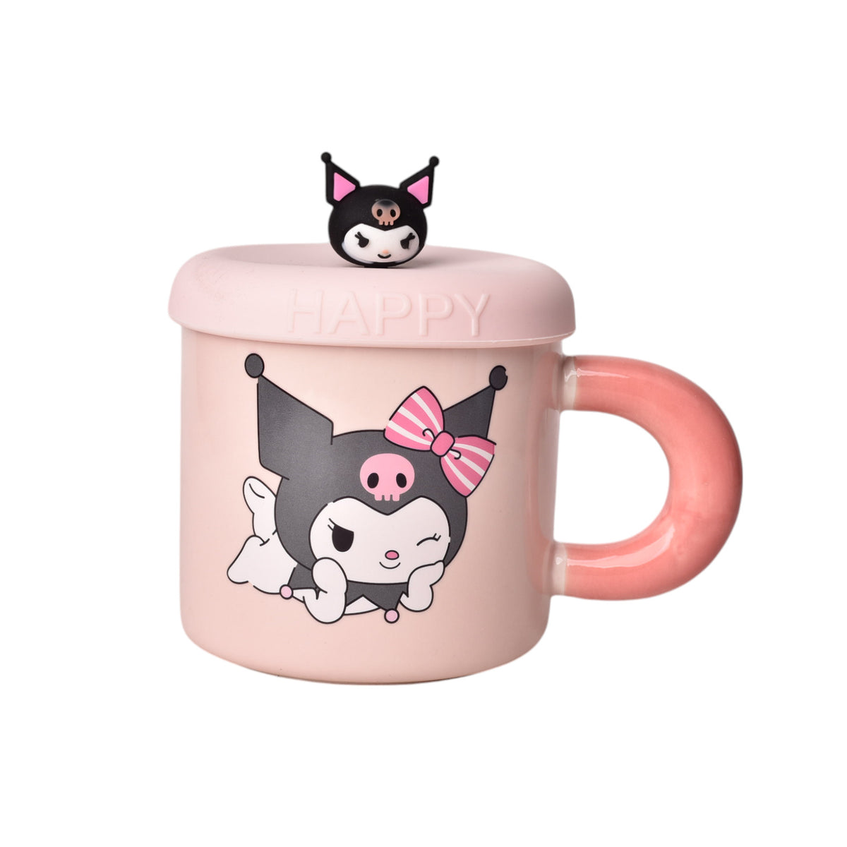mug pocillo kuromi personaje 430ml dim:9x9x9