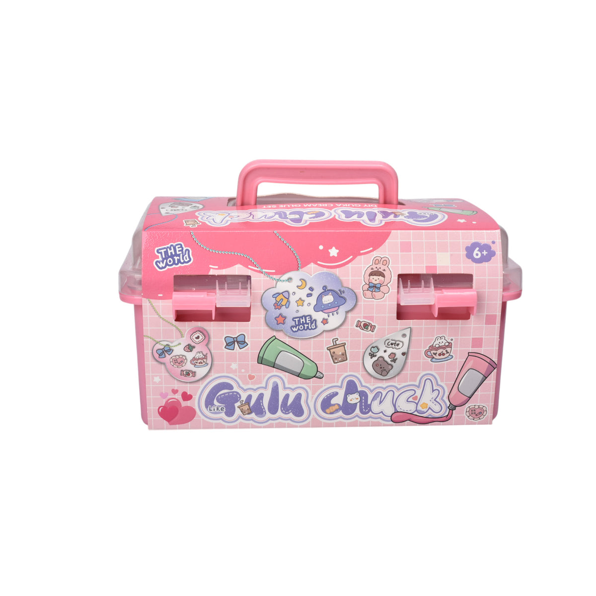 juguete kit de arte con accesorios plastico dim:19x11x13