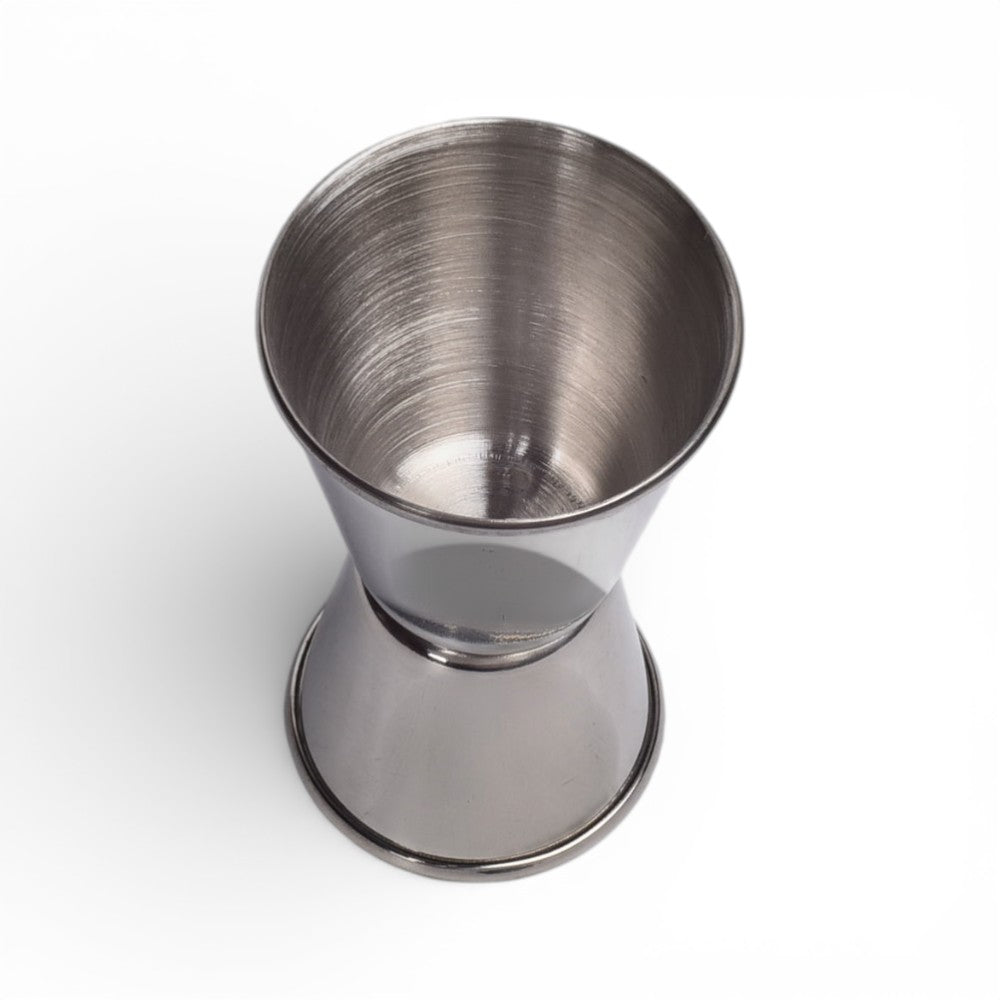 medidor de cocteleria acero plateado dim:4x4x7