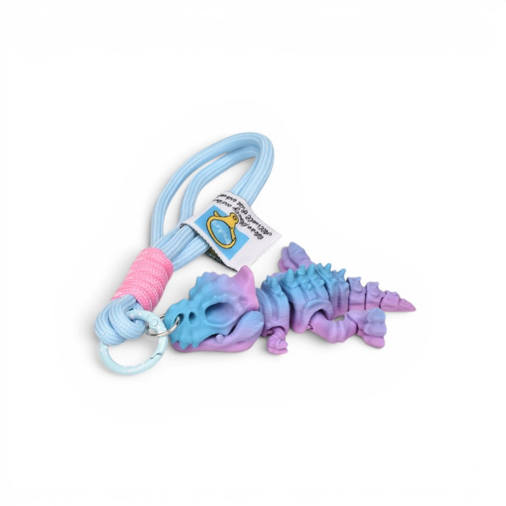 llavero dinosaurio plastico dim:9x10cm
