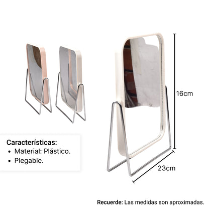 ESPEJO TOCADOR CUADRADO DIM:24*17CM