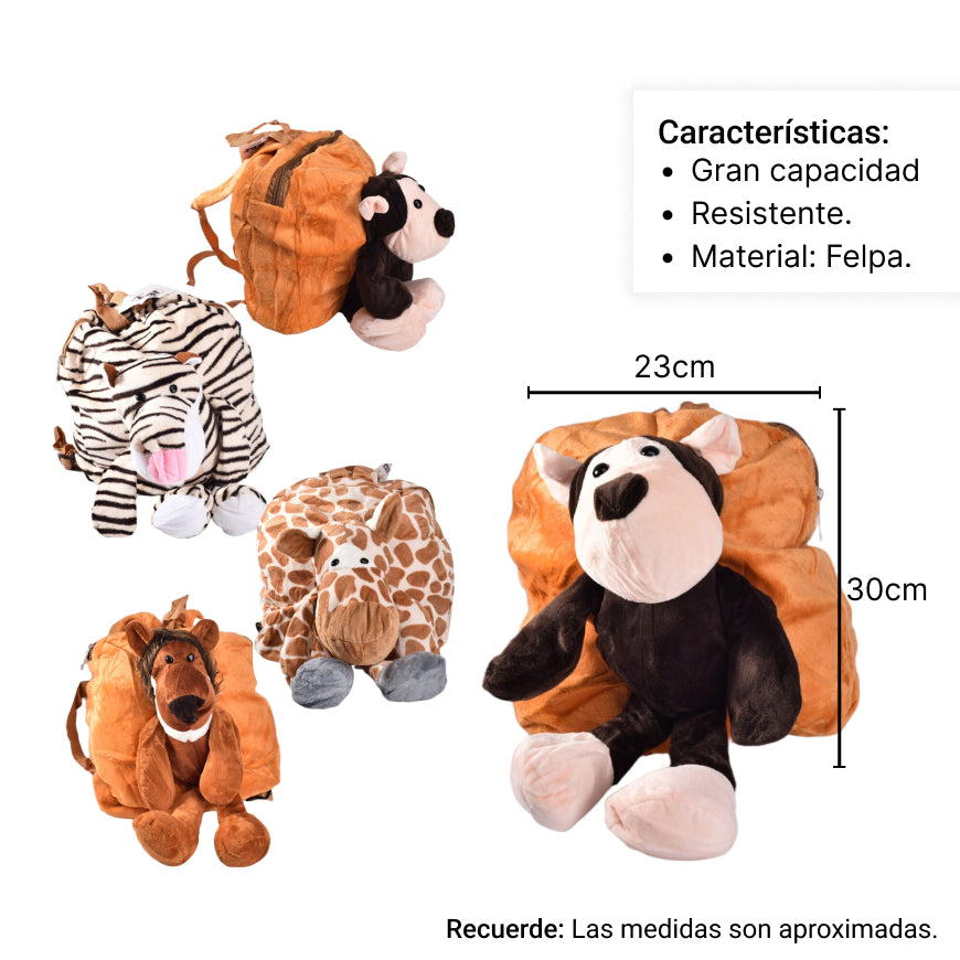morral peluche dim:28*23*6cm