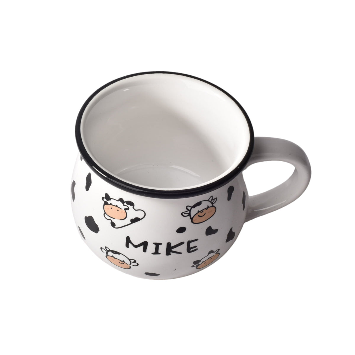 mug pocillo diseño de vacas ceramica de 250ml dim:8x8x6cm