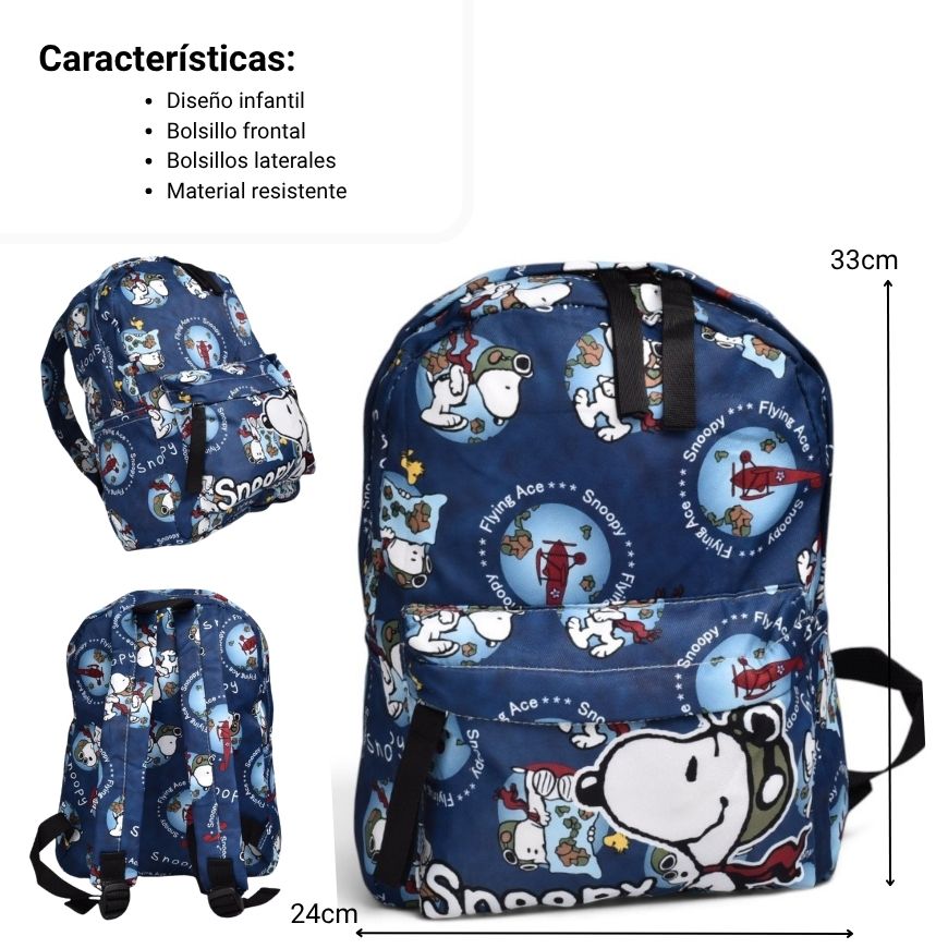 maleta morral pequeña poliester prj dim: 34x26x10cm