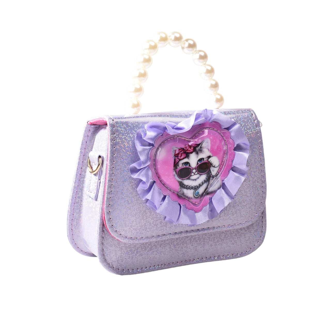 cartera sintetica de niña  dim:15*12*6cm